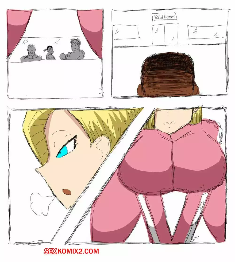 Dragon Ball. Андроид 18 любит черные члены. Android 18 Blacked Comics. ZDaddyEcchi. | Страница 35