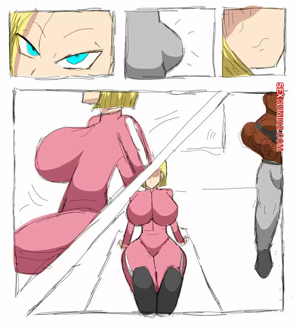 Dragon Ball. Андроид 18 любит черные члены. Android 18 Blacked Comics. ZDaddyEcchi. | Страница 39