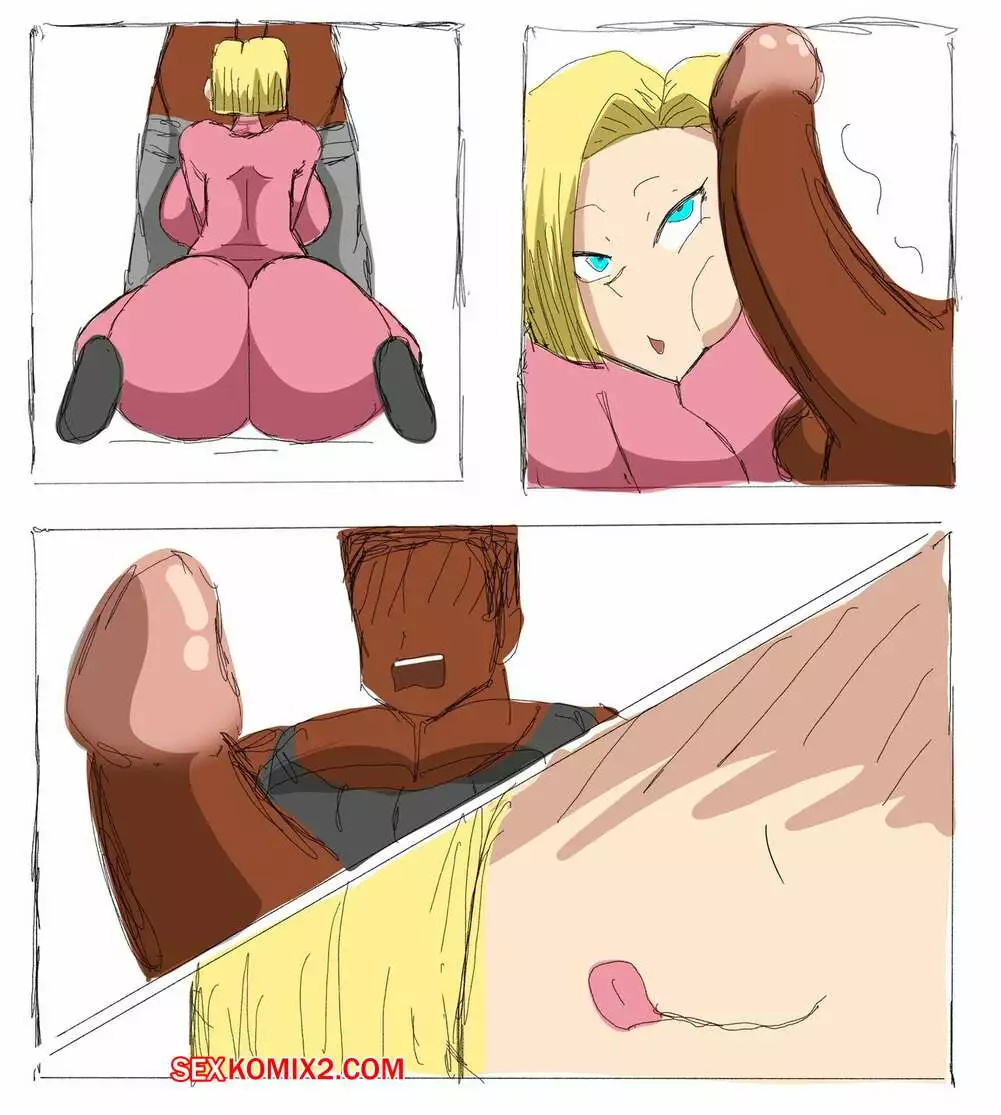 Dragon Ball. Андроид 18 любит черные члены. Android 18 Blacked Comics. ZDaddyEcchi. | Страница 51