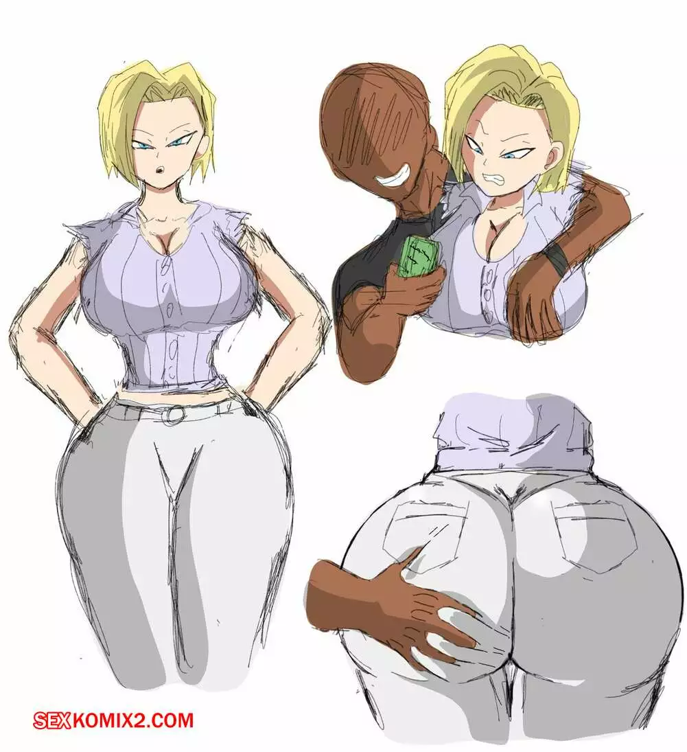 Dragon Ball. Андроид 18 любит черные члены. Android 18 Blacked Comics. ZDaddyEcchi. | Страница 5