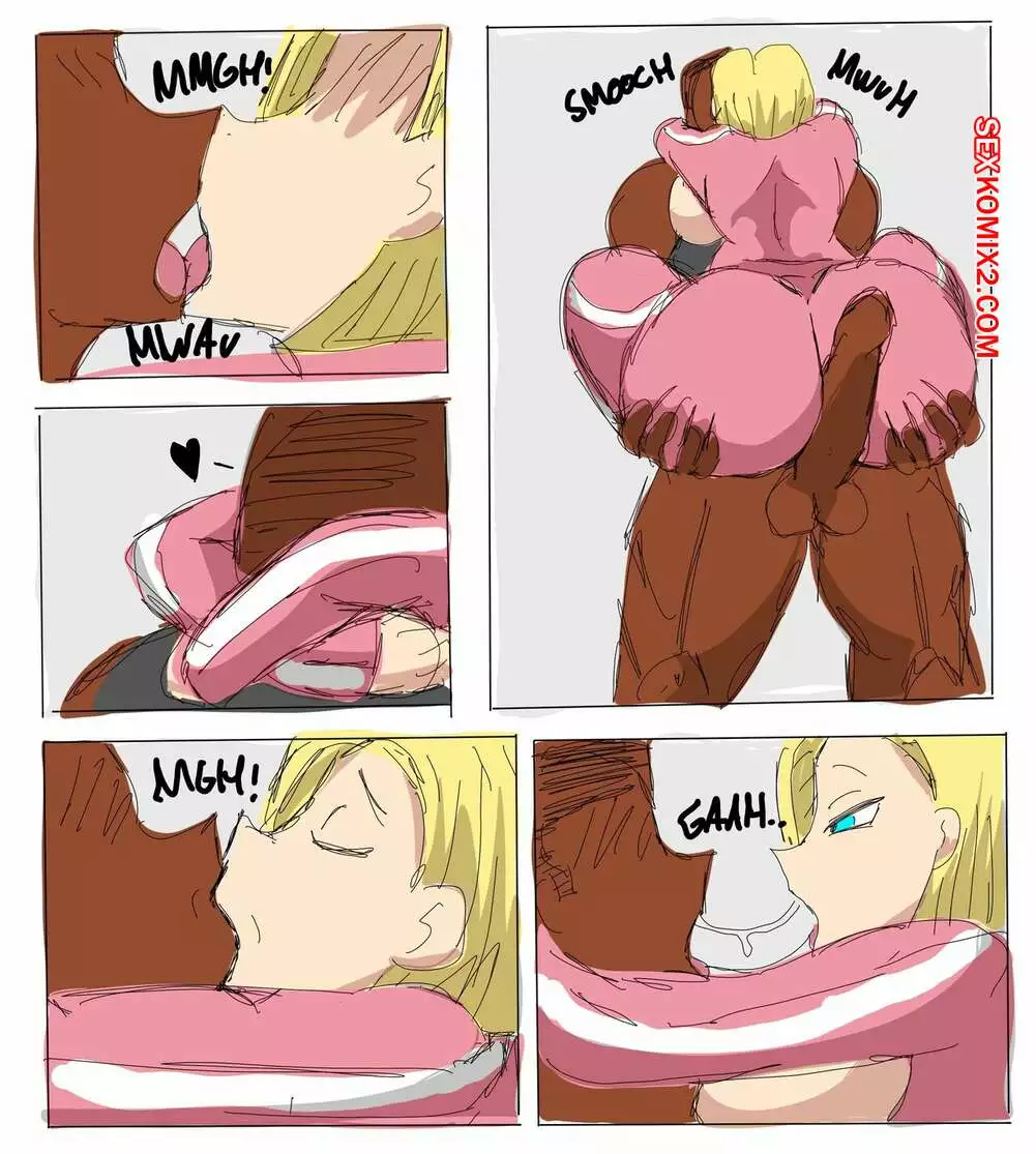 Dragon Ball. Андроид 18 любит черные члены. Android 18 Blacked Comics. ZDaddyEcchi. | Страница 65